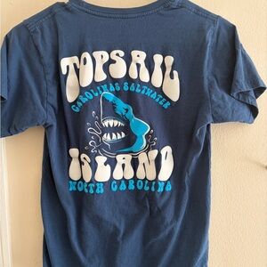 Swell Kids Blue Shark Graphic T-Shirt
